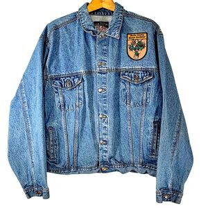 Vintage Philadelphia Folk Festival Master Gardener Denim Jacket